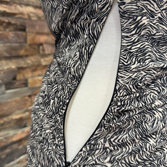 ISABEL MARANT Wrap-Effect Printed Mini Dress Size 38 - Picture 7 of 16